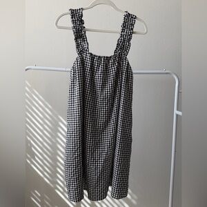 Black and White Checkered Dress